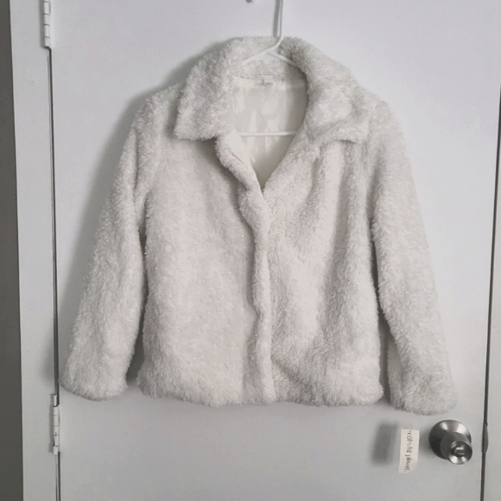Girls faux fur jacket